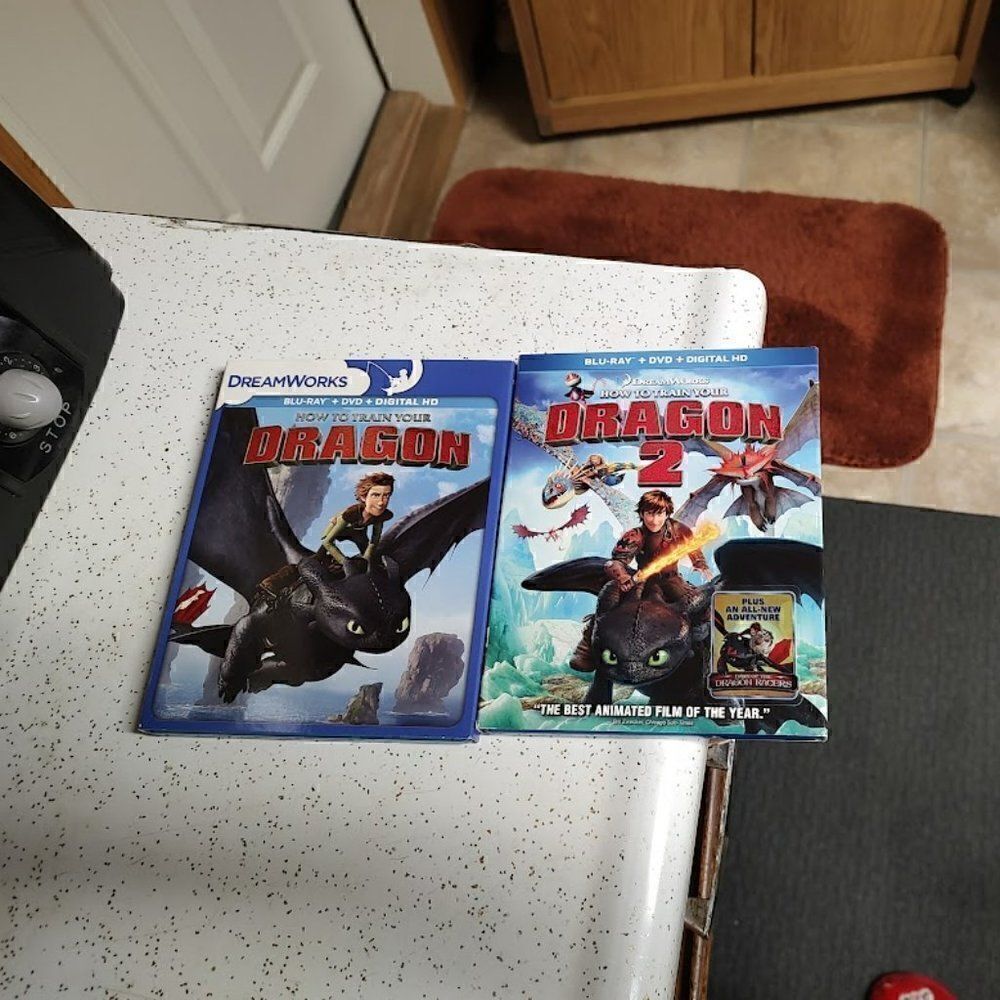 How To Train Your Dragon 1 And 2 Blu Ray